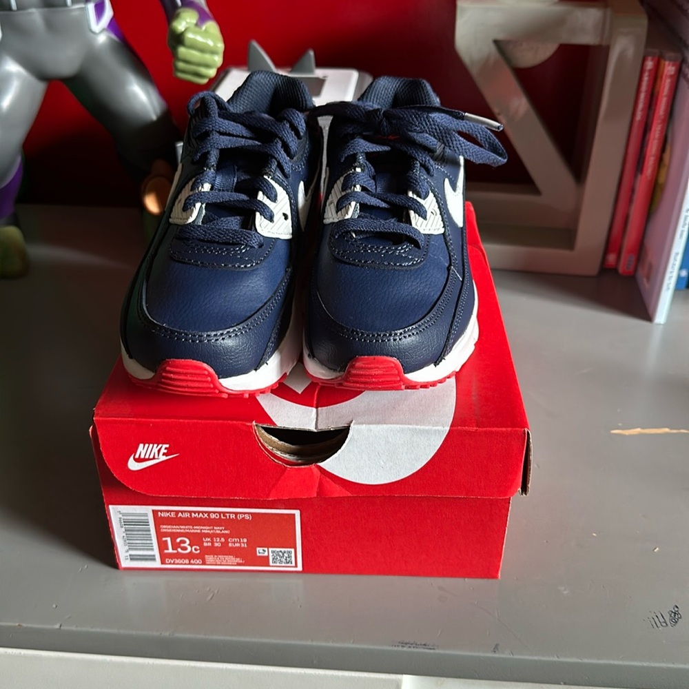 Boys Nike Air Max 90 LTR, size 13c